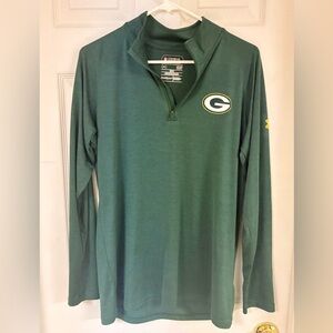 NFL Green Bay Packers Under Armour Combine Authentic Performance half zip